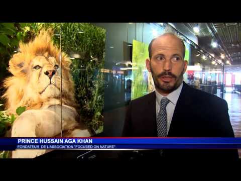 Prince Hussain Aga Khan at the exhibition "Focused on Nature"